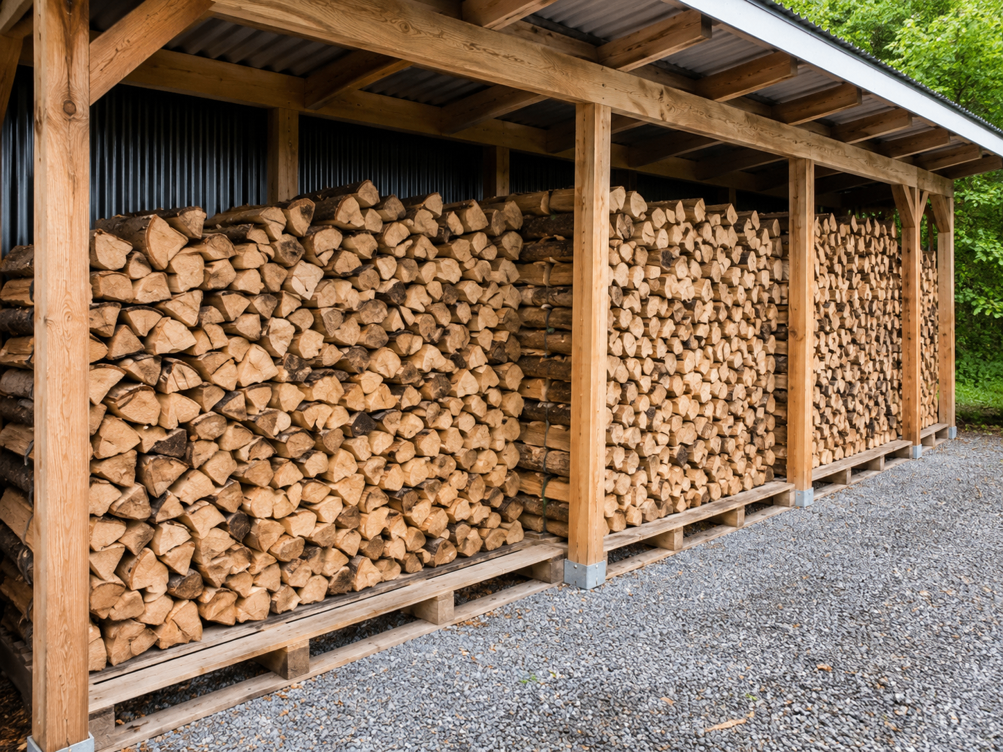 Bien stocker son bois et ses granulés pendant l'été